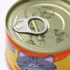 Orange canned pet snack meat sauce wet grain high-protein nutritional supplement Application Scenario
